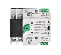 interruptor de transferencia automática LW2R-100 2P AC 220V 100A Interruptor de transferencia ATS automático de doble potencia continua for inversor solar ( Size : For Solar Inverter , Color : 2p 63a