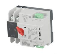 Interruptor de transferencia automática monofásico de riel DIN 2P 100A, 220-230V CA, selector de doble potencia para suministro ininterrumpido, energía de respaldo industrial y residencial