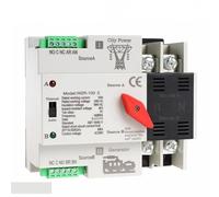Interruptor de transferencia automática W2R ATS 2P, interruptores selectores eléctricos, interruptor de alimentación dual, 1 unidad(W2R-2P-220V,2P 100A)