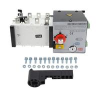 Interruptor de Transferencia Automático AC400V 160A, Conmutador de Energía Dual, Transferencia 2in1 - Tecnología Avanzada, Protección Completa, Uso Residencial e Industrial (125a)
