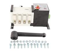 Interruptor de Transferencia Automático AC400V 160A, Transferencia Doble 2 En 1, Control Inteligente - Tecnología Avanzada, Protección Integral, Ideal Para Hogar y Oficinas (160A)