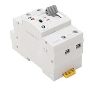 Interruptor de Transferencia Automático de Doble Alimentación 2P 40A, Selector Eléctrico para Generador, Cambio Rápido 220VAC - Conmutación Automática, Material Ignífugo, Ideal