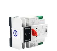 Interruptor de transferencia automático de doble potencia ATS de 2/3/4 polos CA 110 V, 230 V y 125 A, interruptores selectores eléctricos, suministro de energía ininterrumpida.(3P,AC 230V)