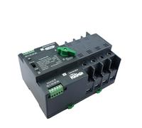 Interruptor de transferencia automático de doble potencia, riel, 2P, 3P, 4P, interruptores selectores eléctricos ATS, alimentación ininterrumpida, 63 A, 100 A, 50/60 Hz, alta calidad(220V 50A,2P)