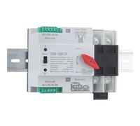 Interruptor de transferencia automático de doble potencia YCQ4-100R, 2P/4P, for riel DIN, ATS, 63 A/100 A, CA 230 V, dispositivo de conmutación de potencia(4P,100A)