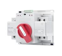 Interruptor de transferencia de potencia dual 2P/4P 63A CA 230 V 50/60 Hz MCB Disyuntores de conmutación automática/manual(2p,32A)
