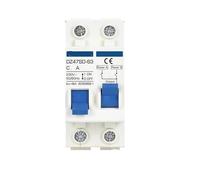 Interruptor de transferencia doble potencia manual 1P-1P/disyuntor enclavamiento energía fotovoltaica CA 220V(AC 20A - AC 20A)