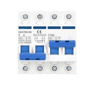Interruptor de transferencia Doble potencia manual 2P-2P/disyuntor enclavamiento energía fotovoltaica CA 220V 380V con protección contra fugas(AC 16A - AC 16A)