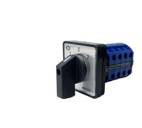 Interruptor de transferencia universal LW26-20/4, 3 velocidades, 4 secciones, contactos plateados, conmutación de potencia dual en orden inverso