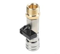 Interruptor de válvula de bola de 4500 PSI de 3/8 y juego de enchufes | Presión de 4500 PSI, conexión rápida de 3/8 y enchufe, construcción inoxidable, interruptor de encendido/apagado