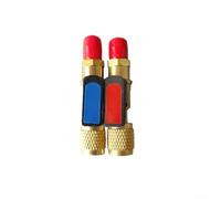 Interruptor de válvula de bola de construcción de latón para uso con R22 y R410 en para operaciones de carga de aire acondicionado (R410A y R22)