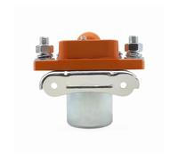 Interruptor de vehículo eléctrico de bobina simple, 600 A, 12 V, 24 V, 48 V, 1 NA, contactor CC, aleación de plata, corto plazo/continuo(Flat and straight,48V)