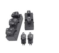 Interruptor de ventana de coche Para Nissan Tiida 2011-2016 Interruptor De Ventanilla Eléctrica Control Ventanas Botón Elevador Vidrio(7 LED RHD B)