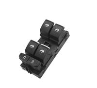 Interruptor de ventana doble 3G0959857C para Volkswagen para Touareg | 2018-2025 Interruptor principal de elevalunas eléctrico de 10 pines con borde plateado