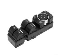 Interruptor de ventana eléctrica del lado del conductor, para Ford Explorer para Taurus 2011-2015, OEM BB5T14540AQW repuesto con retroiluminación verde amarilla, botón de control de plástico ABS con