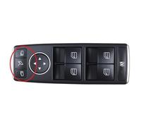 Interruptor de ventana para Mercedes para Master para W204 para W212 | Compatible con Mercedes 2049055402 2049055302 2049058202 Medición precisa Reemplazo directo Rendimiento estable Resistente a