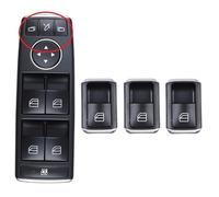 Interruptor de ventana para Mercedes para Master para W204 para W212 (Set | Compatible con Mercedes 2049055402 2049055302 2049058202 Medición precisa Reemplazo directo Rendimiento estable Resistente a