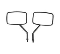 Interruptor de ventana Para Motocicleta Scooter ATV 1 Par Negro 10MM Espejos Retrovisores Universales Rosca Rectangular Retrovisor Lateral