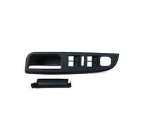 Interruptor de ventana Para VW Para Golf Para MK5 2005-2008 2009 2010 1K4868049C Negro Soporte Panel Ventana Delantera Izquierda Conductor Manija Puerta(2 Piece black)