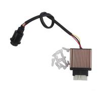 Interruptor de ventilación y calefacción para asiento de coche 12 V/24 V - 23 mm, indicador LED rojo/azul, precableado con cable de 20 cm para control climático DIY en el coche, camión y vehículo