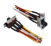 Interruptor de ventilador de techo 6A 125V/3A 250V Interruptor deslizante de palanca direccional de 6 pines para electrodomésticos