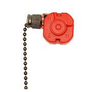 Interruptor de ventilador de techo, interruptor de cadena de tracción de ventilador de 3 velocidades y 4 cables, interruptor de Control de velocidad de repuesto, interruptor de araña ( Color : 3089R-3
