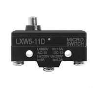 Interruptor de viaje accionado por émbolo de empuje LXW5-11M 10A 380V AC 220V DC SPDT para monitorear los límites de movimiento del equipo (LXW5-11D1)