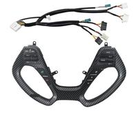 Interruptor de volante Steering Wheel Control/apto para KIA CERATO K3 2016 2017 con control de volumen de audio, interruptor de sonido Bluetooth para teléfono (K3 de calentamiento de carbono)