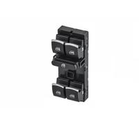 Interruptor del elevador de ventana delante cromo/negro 116 032 TOPRAN para VW