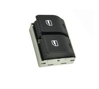Interruptor del elevalunas Interruptor De Control Ventanilla Eléctrica Para Coche, Accesorios Para Automóviles 6Q0959858 6Q0959858A Para Seat Ibiza Para Cordoba 2002-2009(Brown bottom)
