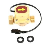 Interruptor del sensor de control de flujo de agua G 1/2 Rosca macho hembra Interruptor de flujo de agua de latón Válvulas e interruptores de control neumático