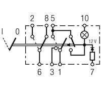 Interruptor del sistema de advertencia Montaje 6HH 004 570-491 HELLA