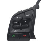 Interruptor del volante Compatible con Hyundai para Tucson 2015-2019 96710D3500 Botones de control de crucero del volante Interruptores de botón de volumen remoto Accesorios para automóvil(L)