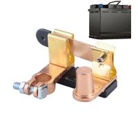 Interruptor Desconexión Batería Coche, Aislador Control Desconexión Batería, Kit de Terminal Aislador de Corte para Coches Barcos Caravanas Camiones Vehículos