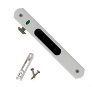 Interruptor deslizante de aleación de zinc fiable para puerta corredera hacia arriba y hacia abajo para una seguridad sin esfuerzo (blanco)