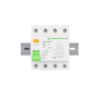 Interruptor diferencial 2P 4P 63A Tipo B 10KA RCCB DC RCD 230V 400V 30mA Disyuntor de corriente residual Pila de carga de vehículos eléctricos EV(4P,16A 30mA)