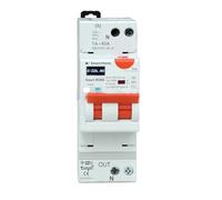 Interruptor Diferencial 30mA Tipo A & Tipo AC Wi-Fi Tuya RCBO - Rearme Automático, Desconexiones: Sobrecorriente 1/40A, Potencia 0/9kW, Sobre/subtensión, Temperatura - Registros, Alexa & Google Home