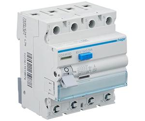 Interruptor diferencial (63 A cds463dqu ickcon nect tipo A de 4 Pol. 30 mA 400 V