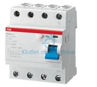 Abb F427812 F204 AC 25A 30MA 0,03A Interruptor Diferencial Puro 4P F427812