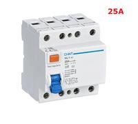 Interruptor diferencial bipolar puro NL1 AC30 de 4x25 amperios y 6 kA