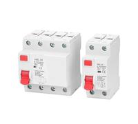 Interruptor diferencial de corriente residual electromagnética 2/4P 10/30/100/300 mA tipo CA a RCCB RCD ELCB Interruptor de seguridad(300 mA,4P 10A)