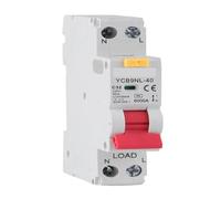 Interruptor diferencial de corriente residual RCBO 1P+N de 18 mm, 230 V, 50/60 Hz, 6 kA, con protección contra sobrecorriente(20A)