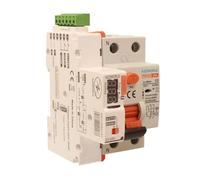 Interruptor diferencial de rearme automático 25 A, salvavidas, rearme automático, tipo AC 30 mA, 3 intentos (10s/60s/300s), Ocupa 3 módulos DIN, RCCB 1P+N 6kA 220V, pantalla LED