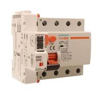 Interruptor diferencial de rearme automático trifásico 300 mA 40 A, salvavidas, rearme automático tipo A, 3 intentos (10s/60s/300s), ocupa 5 módulos DIN, RCCB 3P + N 6kA AC 380V, pantalla LED