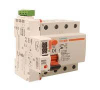 Interruptor diferencial de rearme automático trifásico 300 mA 63 A, salvavidas, rearme automático tipo A, 3 intentos (10s/60s/300s), ocupa 5 módulos DIN, RCCB 3P + N 6kA AC 380V, pantalla LED