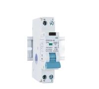 Interruptor Diferencial De Seguridad Tipo A, 1P+N RCBO, 20 A, 32 A, 40 A, 30 MA, 100 MA, 300 MA, Curva C, 6 KA(300mA,20A)