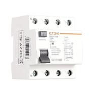 Interruptor diferencial diferencial RCCB tipo B, diferencial, diferencial, 2P, 4P, 40 A, 63 A, 100 A, 30 mA, 300 mA, EKL6-100B, carril DIN, 220 V(63A 300mA,1)