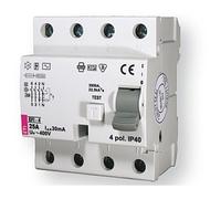 INTERRUPTOR DIFERENCIAL EFI-P4 63A/30MA/A 63A 4P 4M 002061513