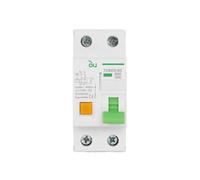 Interruptor diferencial electromagnético RCBO 6KA 1P+N 16A 40A, curva B, con protección contra sobrecorriente y fugas(B25)