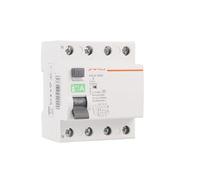 Interruptor diferencial electromecánico tipo A, 30 mA, 2 polos, 10 KA, 3P+N, 4P, 40 A, CC, 230 V, EKL6-100H(80A)